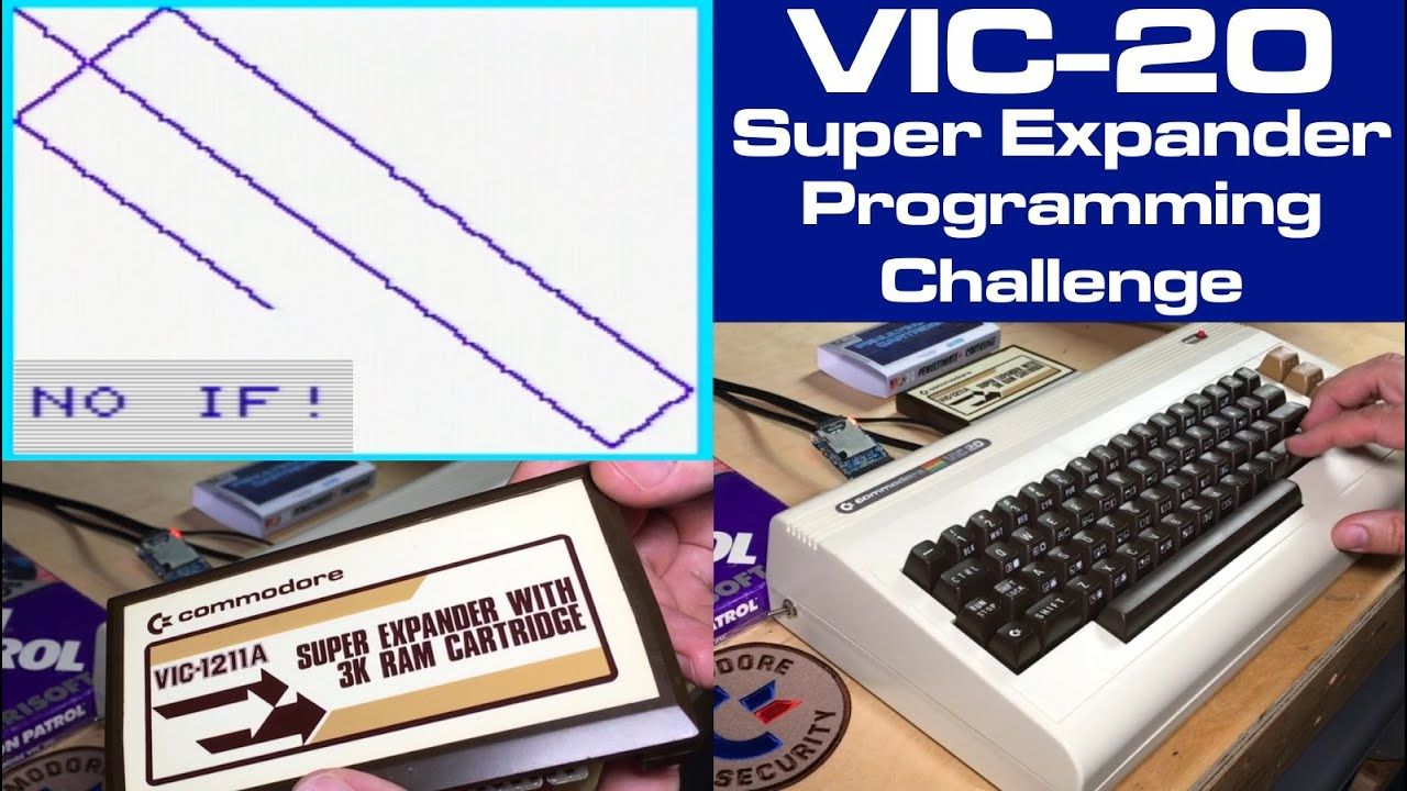 image from Running the 8 Bit Show and Tell VIC-20 Super Expander Programming Challenge on the Commodore 64